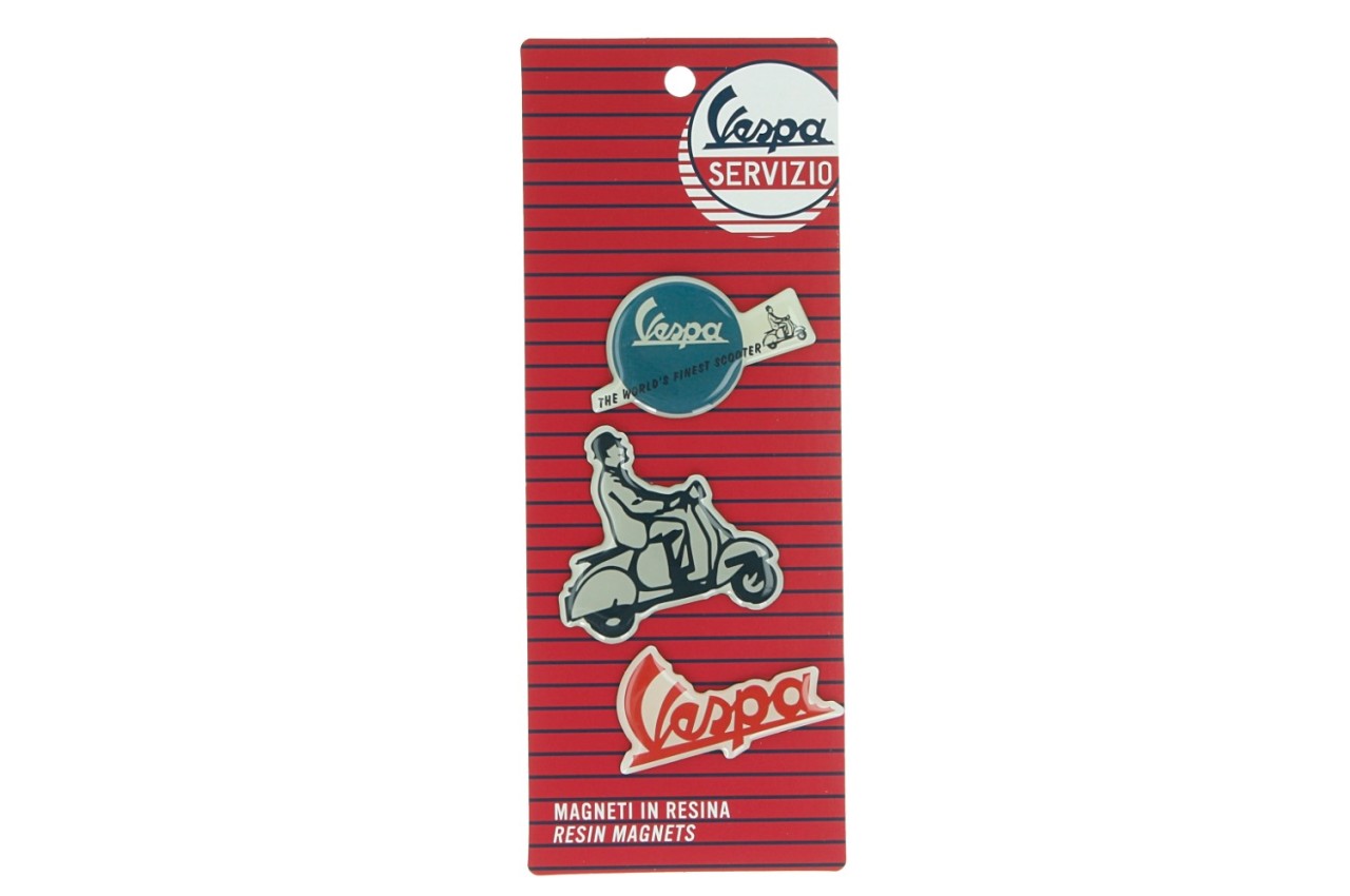 Vespa magnets, 3 pieces