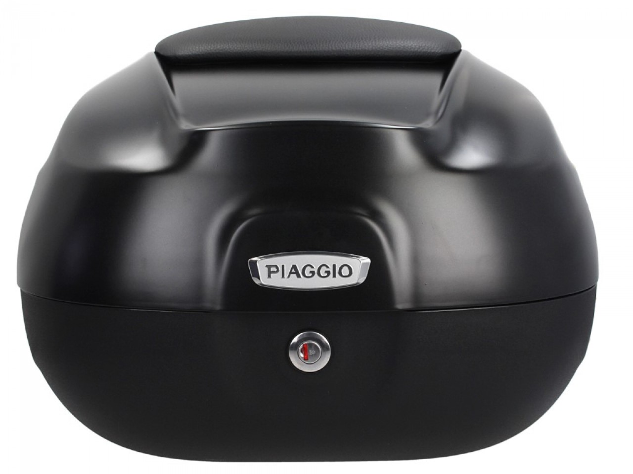 Topcase 37L for Beverly Original Piaggio - NERO CARBONIO (POLICE) 93/B