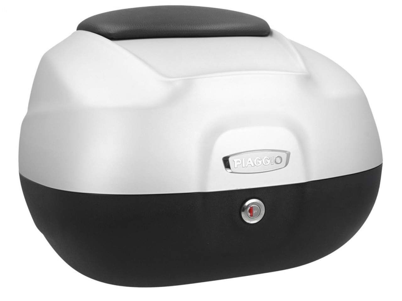 37L Top Case with Backrest for Piaggio Beverly Sport 300/350 (16-20) - Matte Gray 760/B