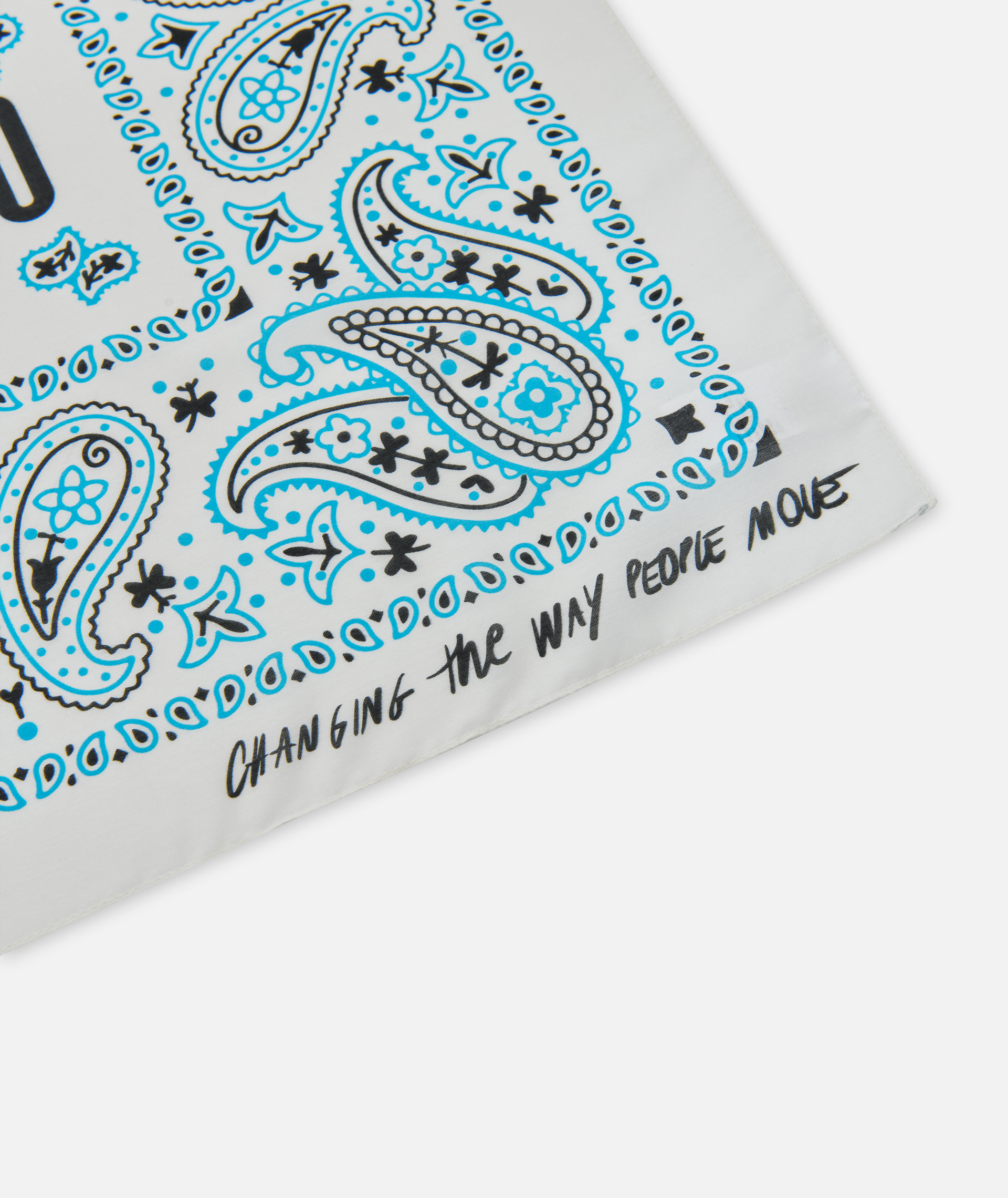 Vespa bandana "140 years Piaggio" white blue