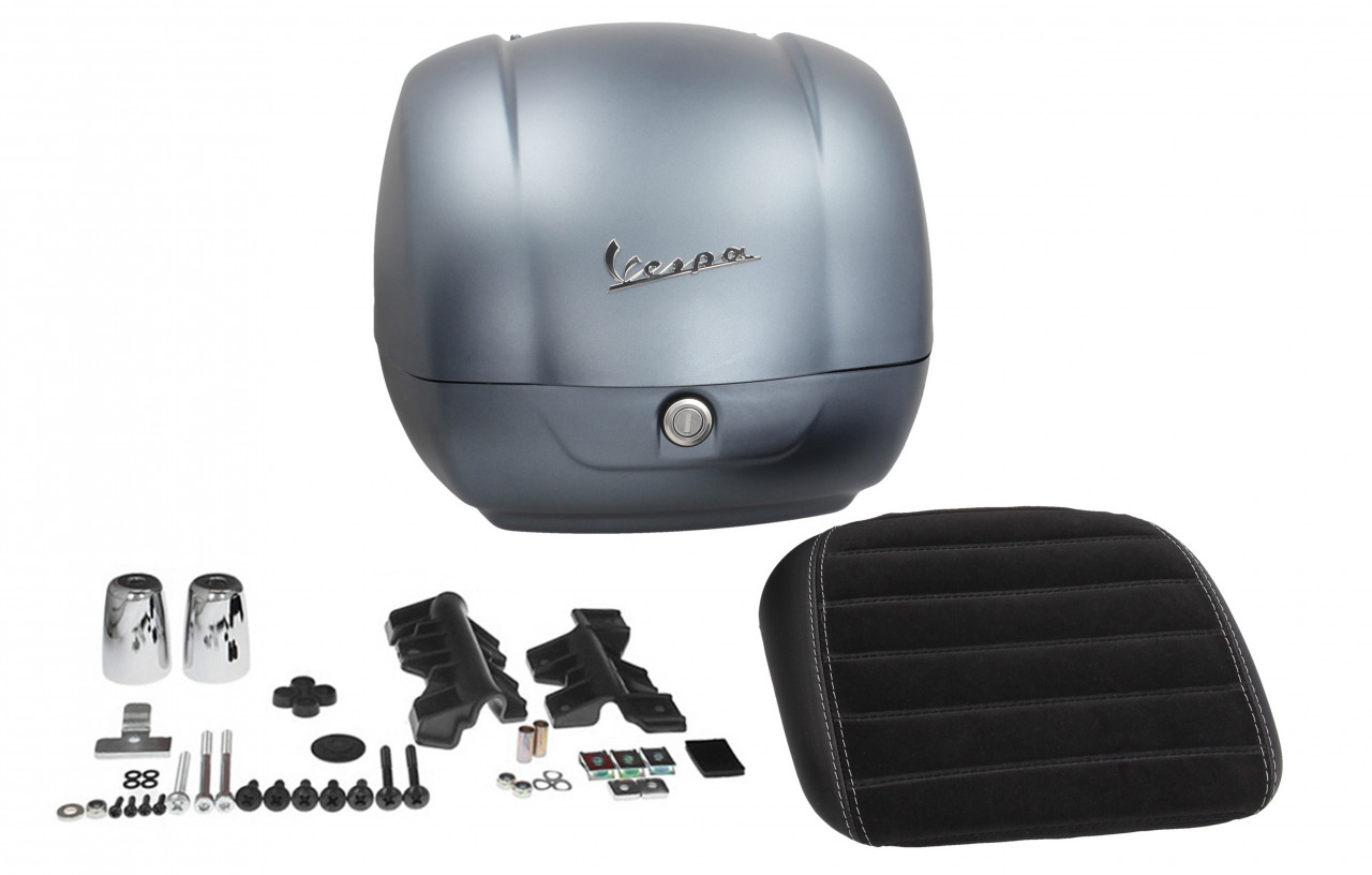 Original top case gray for Vespa Sei Giorni