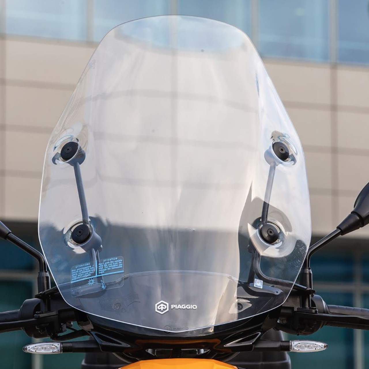 Windshield large with bracket for Piaggio 1 (One) Original