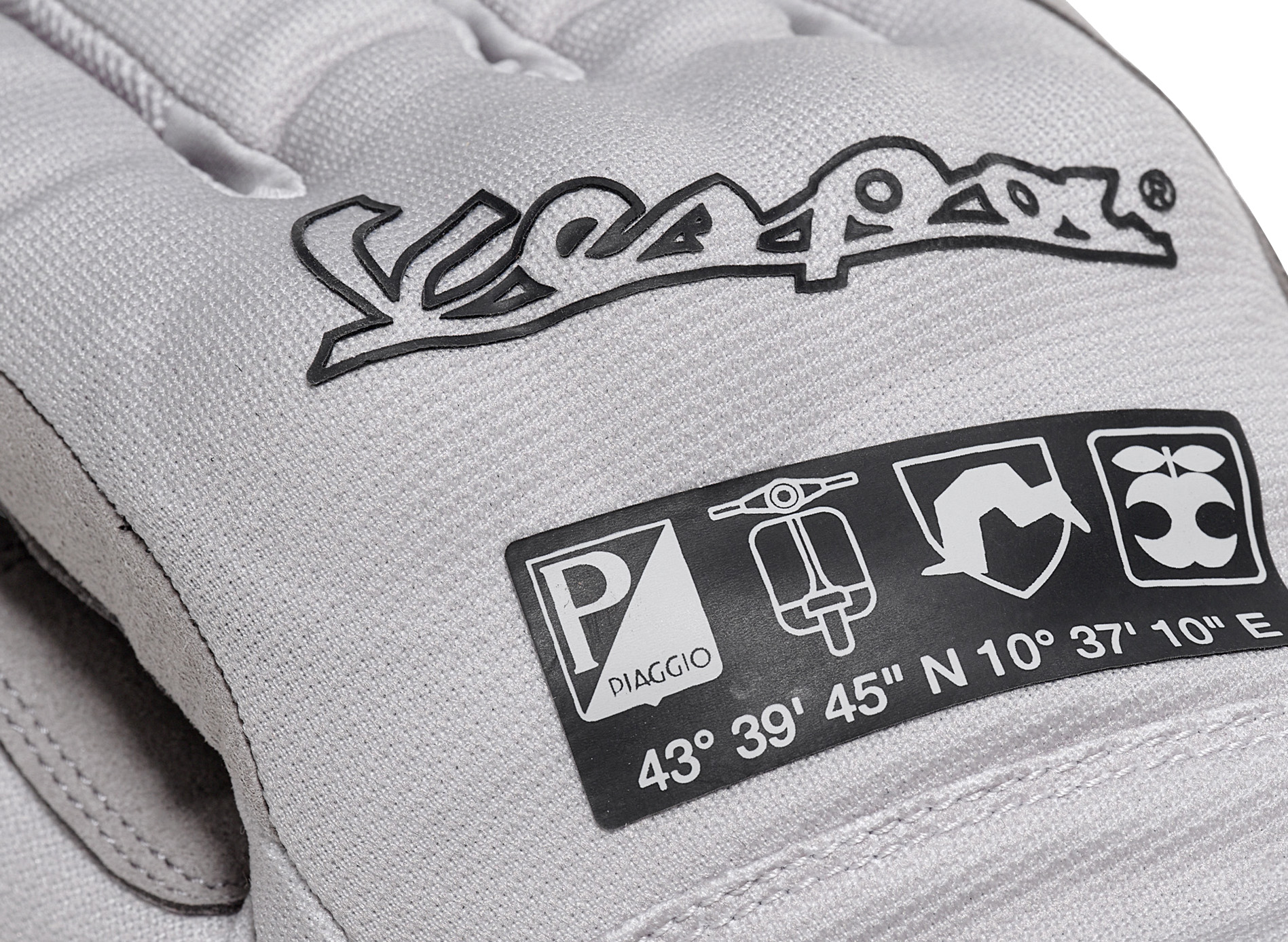 Vespa gloves gray DEC