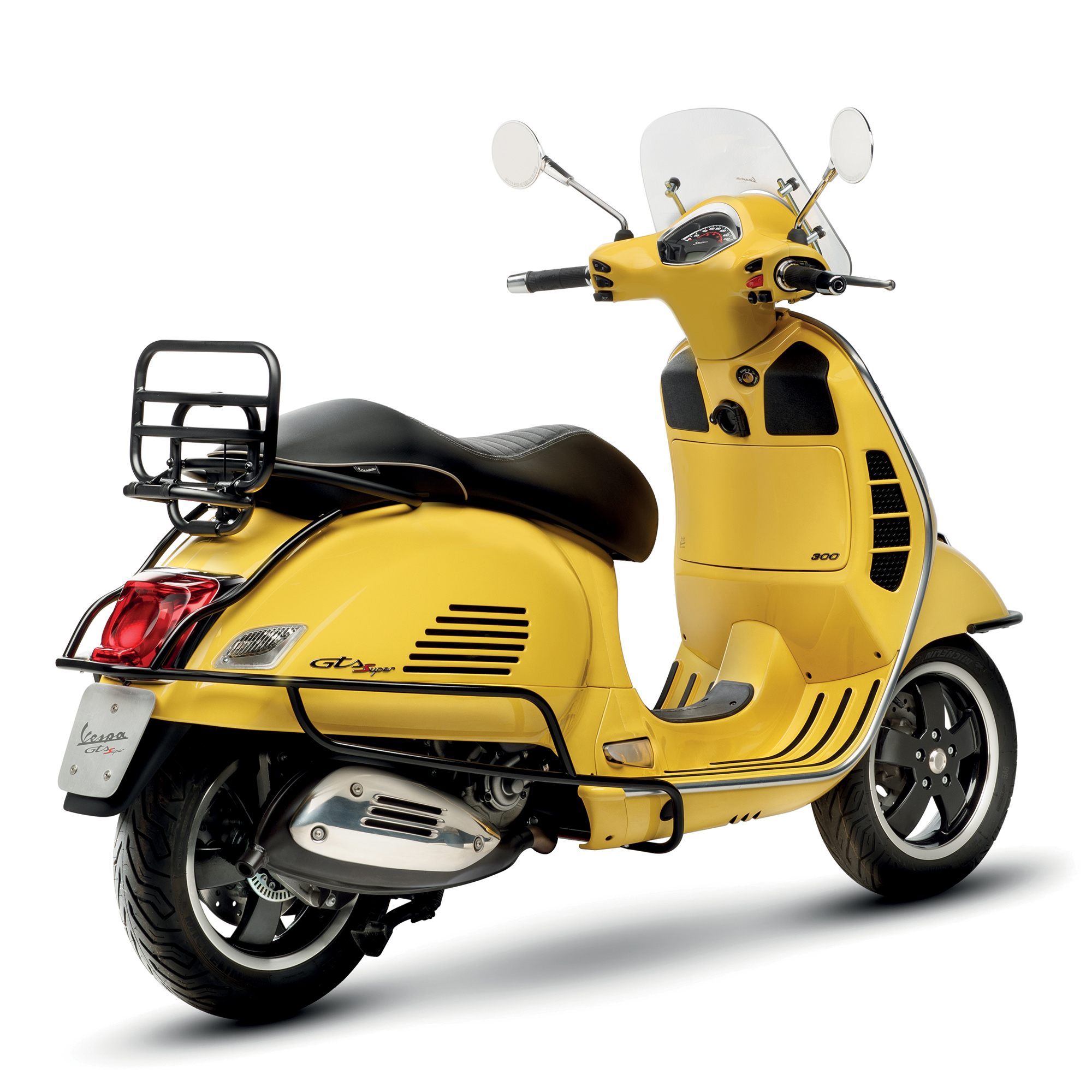 Original folding rear luggage rack black for Vespa GTS/GTV