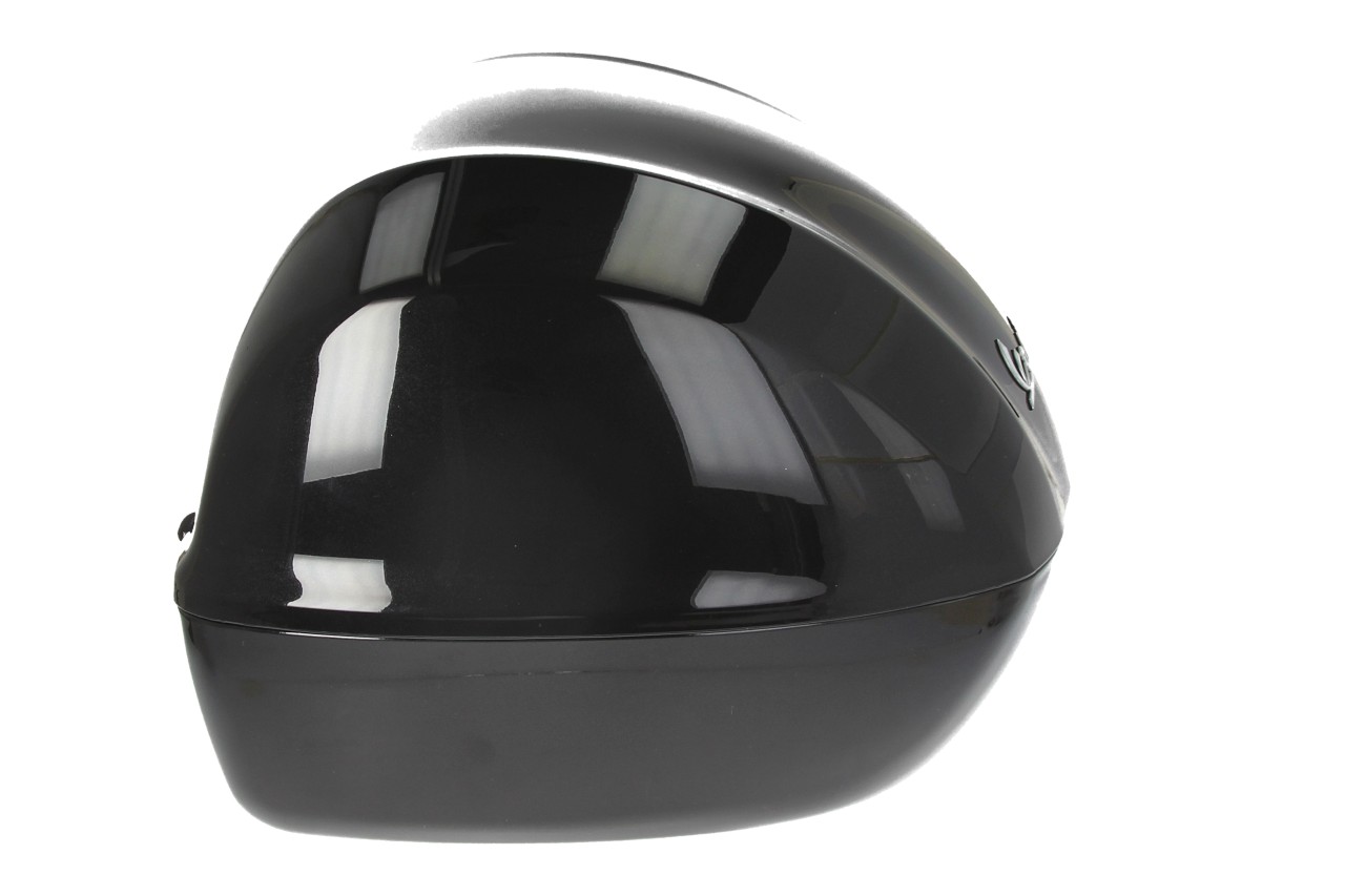 Vespa Top Case 32L, Glossy Black (Nero Cosmo) (98/A), without back pad