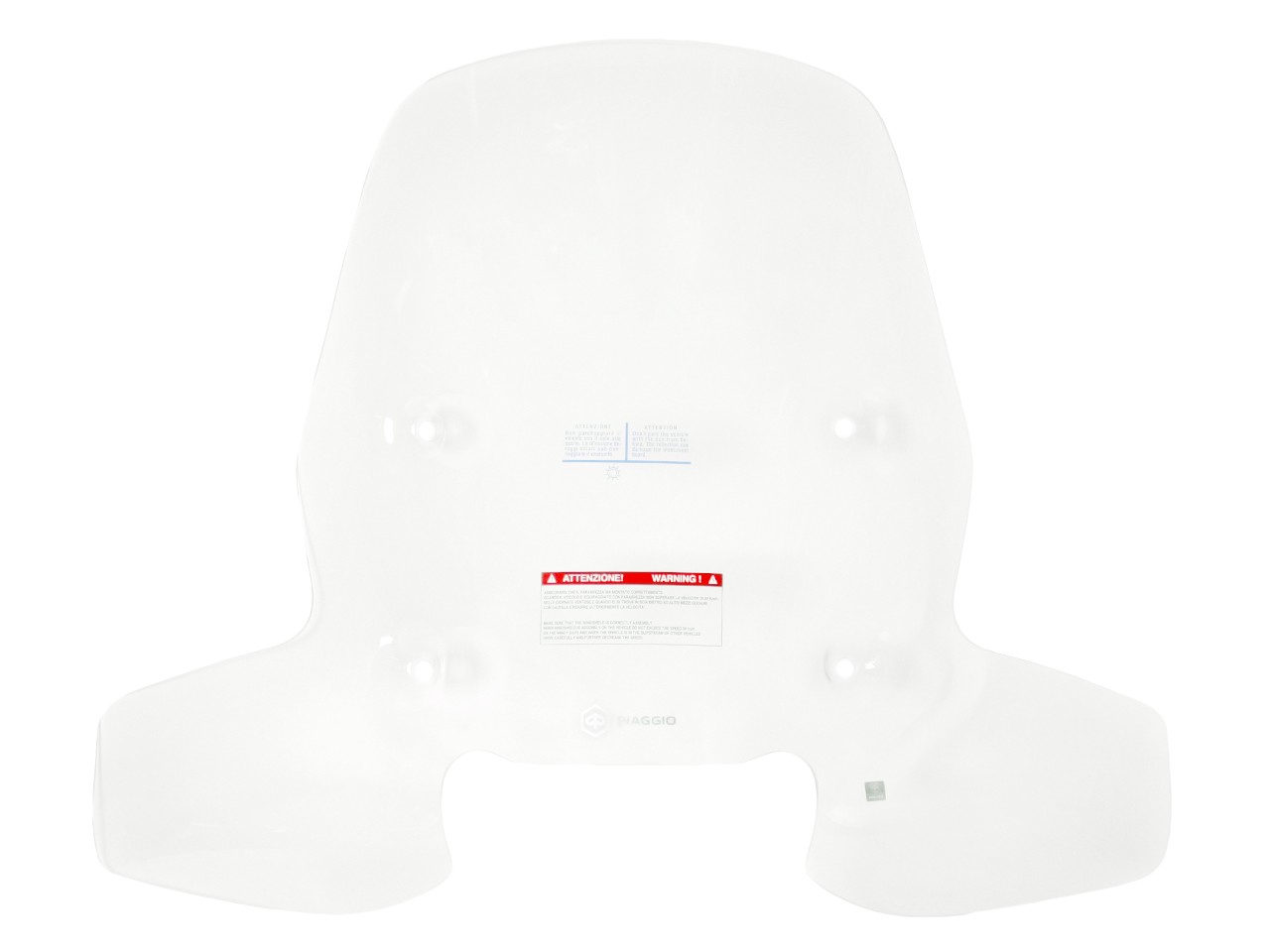 Windshield Urban clear with bracket for Beverly HPE
