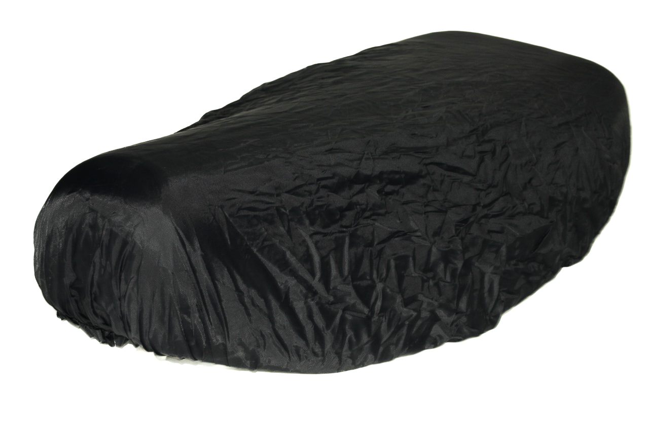 Rain cover for Vespa GTS seat, black, water repellent
