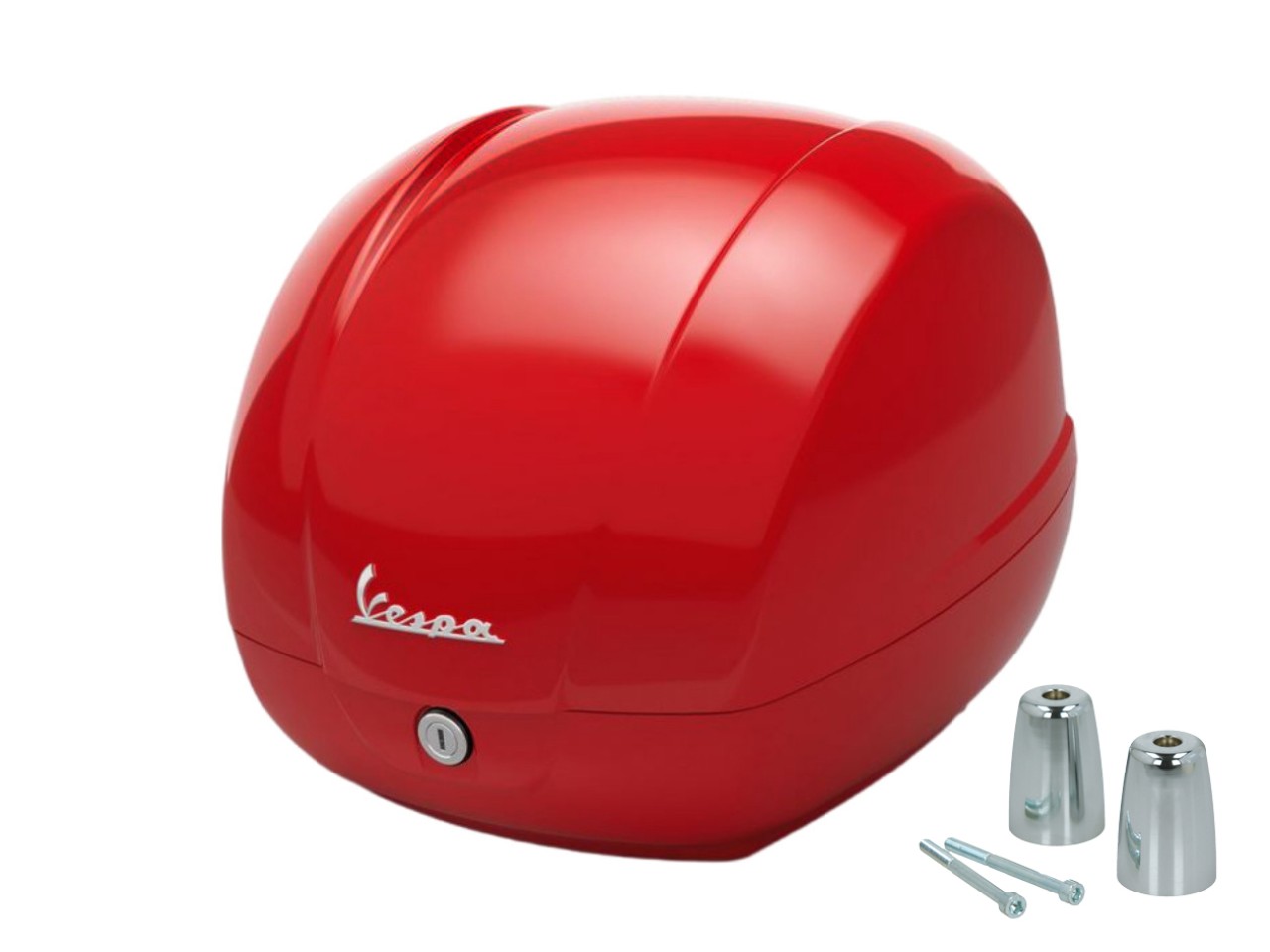Genuine 36L Red Top Case 894 for Vespa GTS 125/310 and GTV 310
