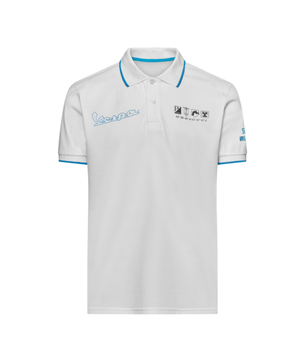 Vespa Polo Shirt, Holy White, DEC Collection