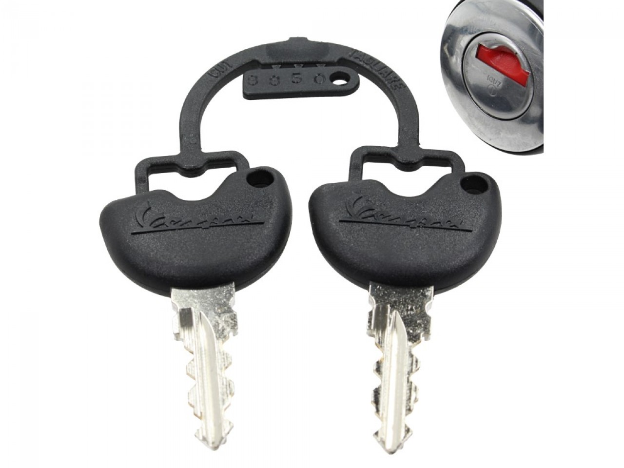 Replacement lock for Vespa GTS top cases