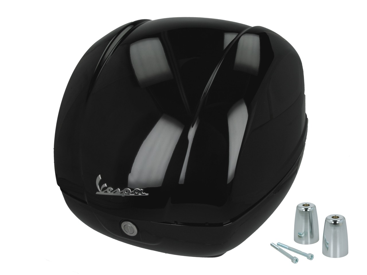 Genuine 36L Gloss Black Top Case 094 for Vespa GTS 125/310 and GTV 310