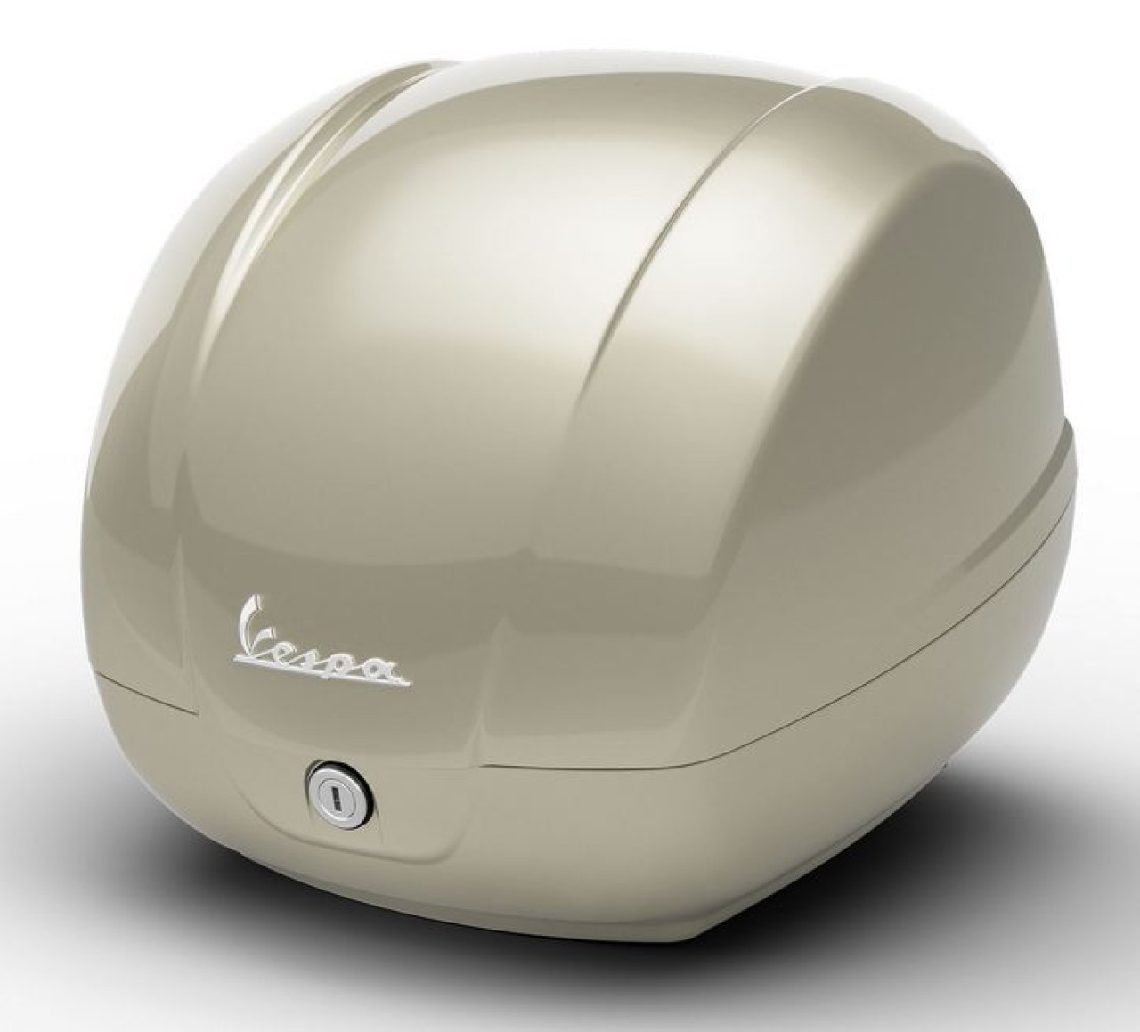 Genuine 36L Beige Top Case Q01 for Vespa GTS 125/310 and GTV 310
