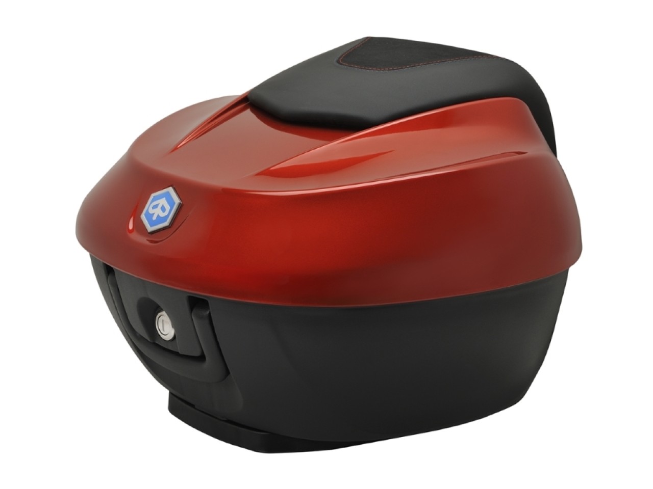 Top Case Kit 36 l. orange metallic A12 Original Piaggio for Beverly HPE (incl. retaining plate)