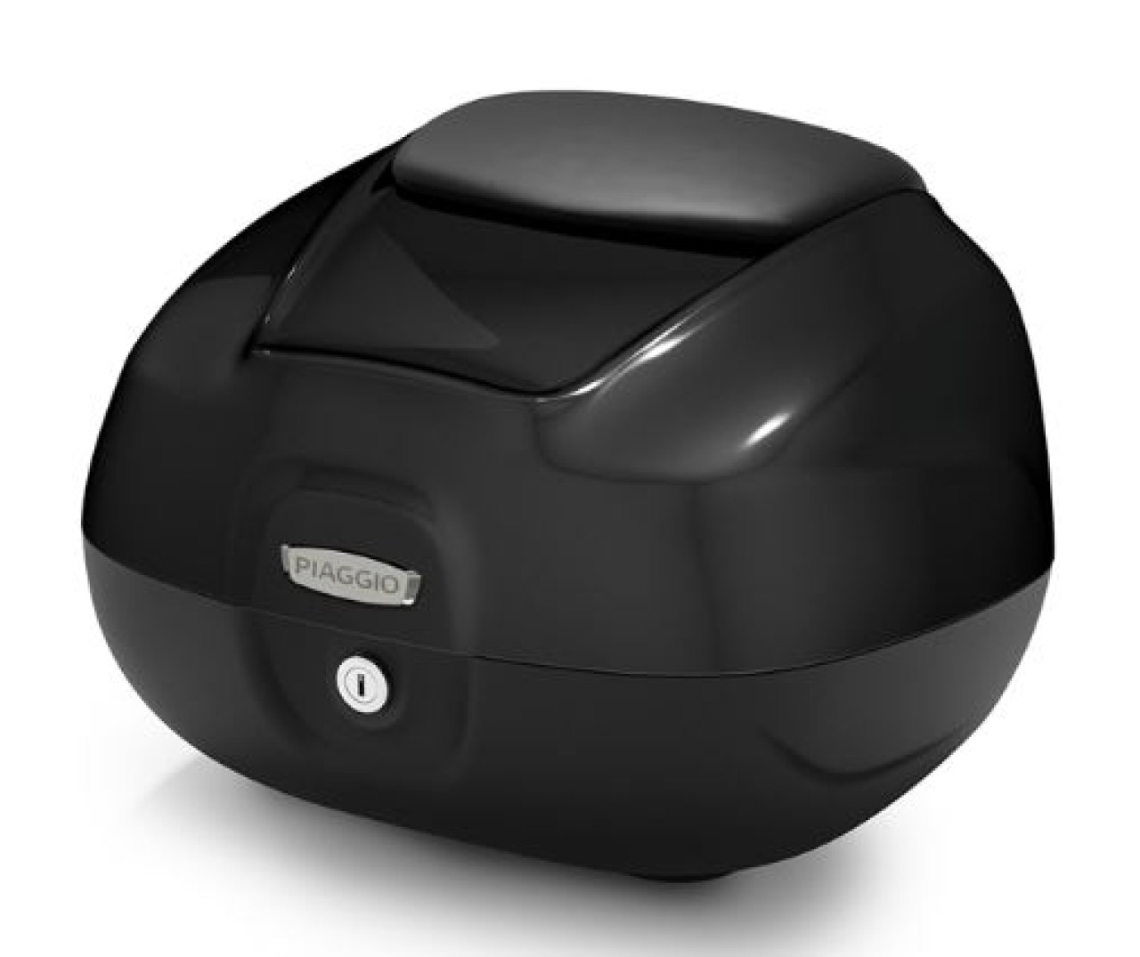 37L Top Case with Backrest for Piaggio MP3 HPE RST 400 Classic (2022) - nero cosmo 98/A