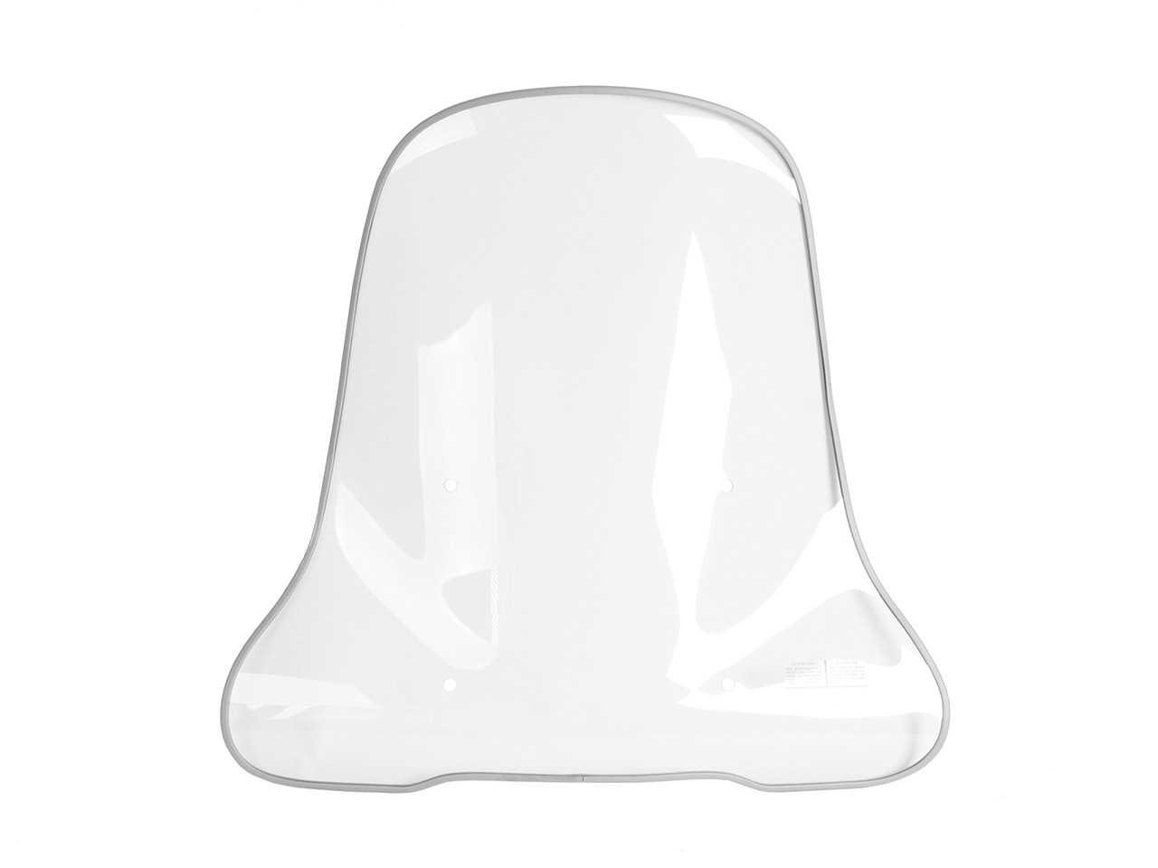 Windshield large without bracket, clear, top for Piaggio Beverly 125 Sport, 400, 500