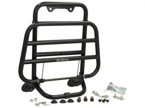 Original Vespa GTS/GTV/Sei Giorni luggage rack front, black (Until year 2018)