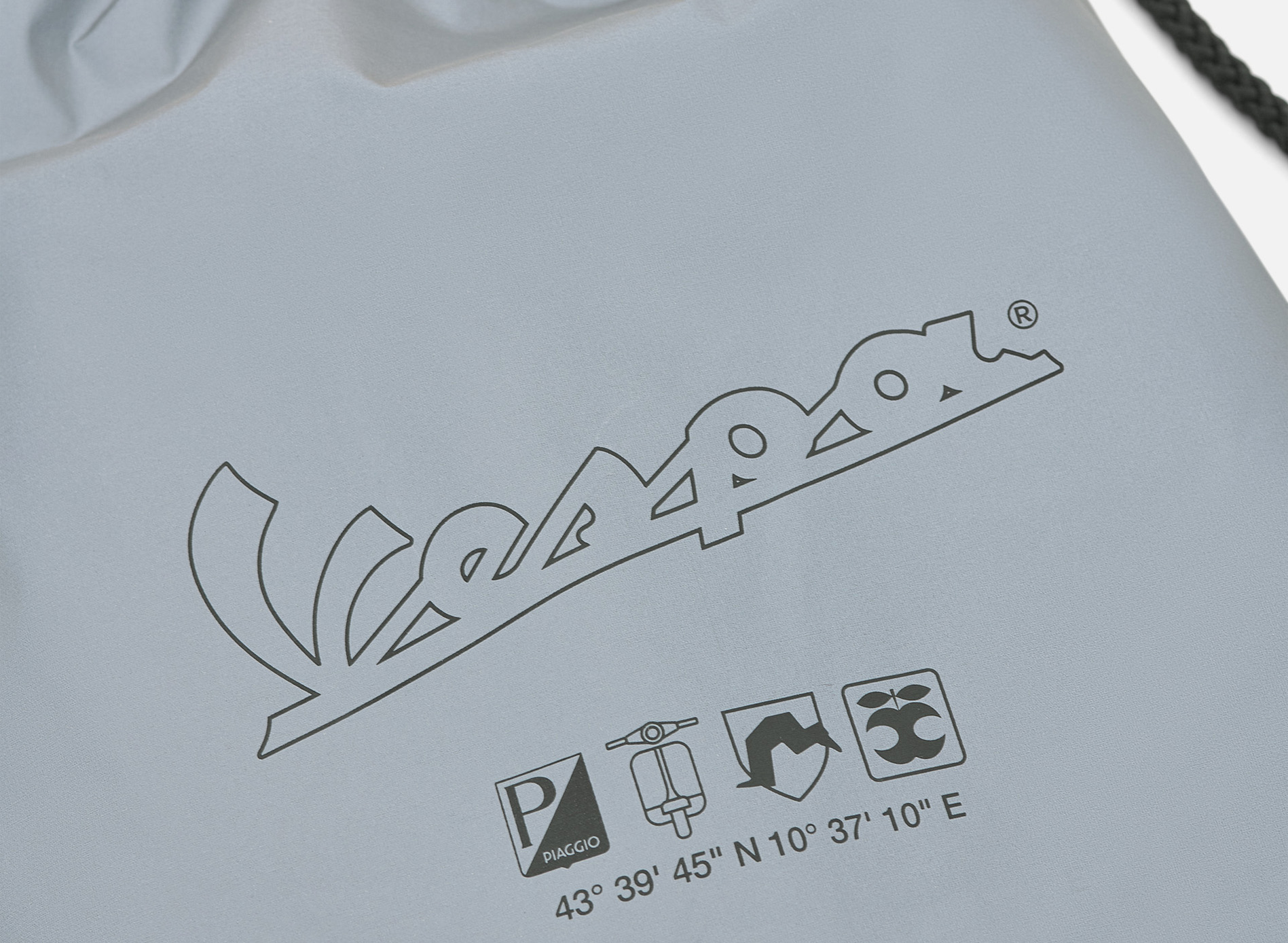 Vespa Blade Gray Gym Bag/Backpack from the DEC Collection