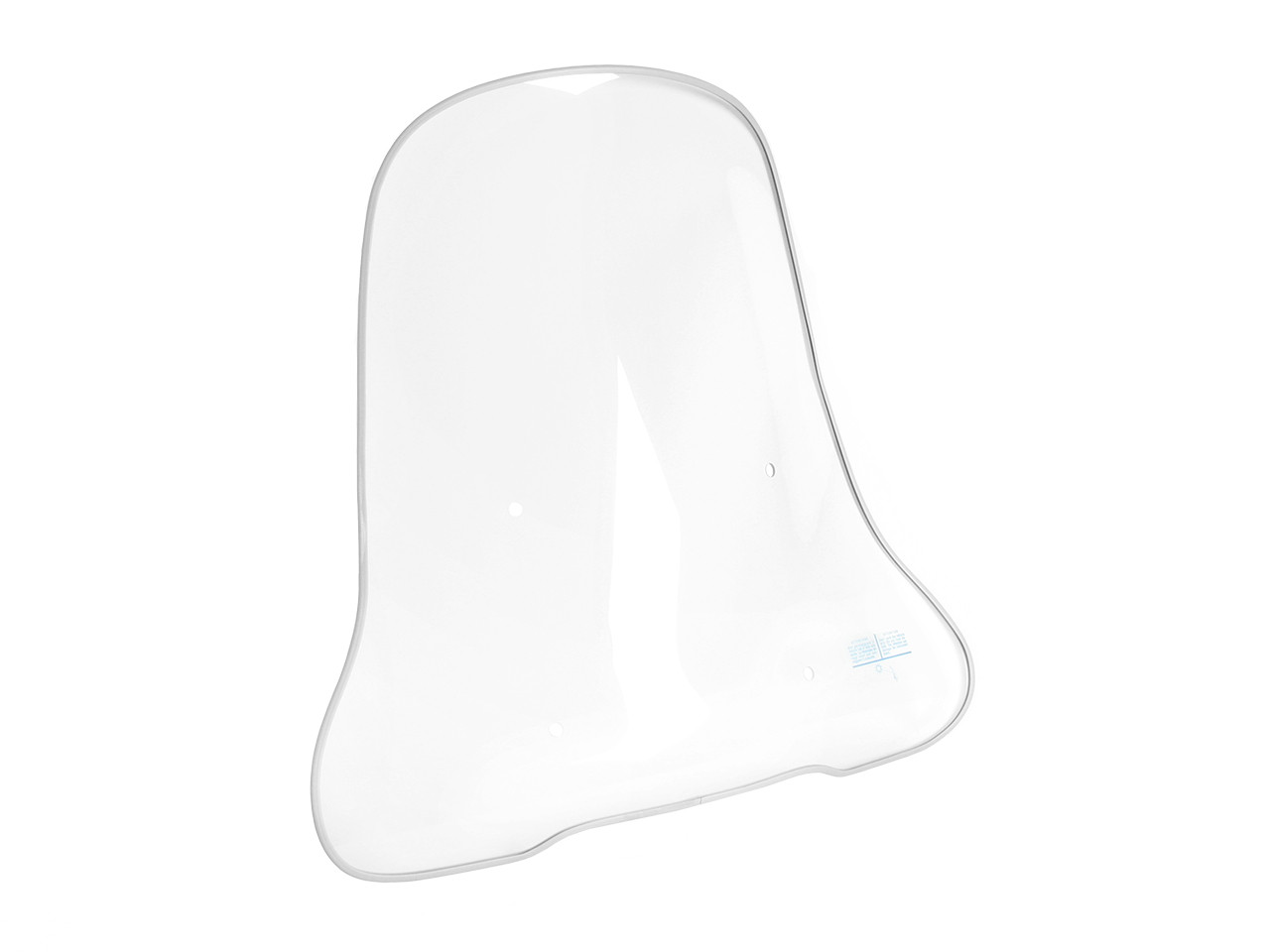 Windshield large without bracket, clear, top for Piaggio Beverly 125 Sport, 400, 500