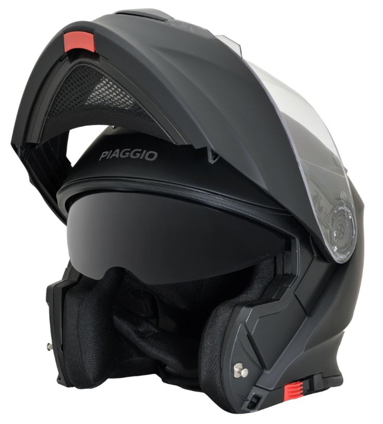 Piaggio modular helmet black matt