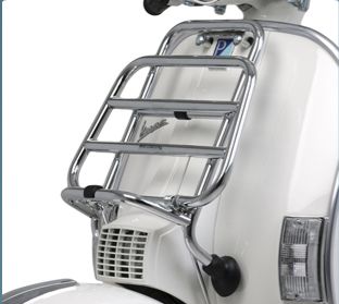 Original Vespa folding luggage rack front chrome Vespa PX