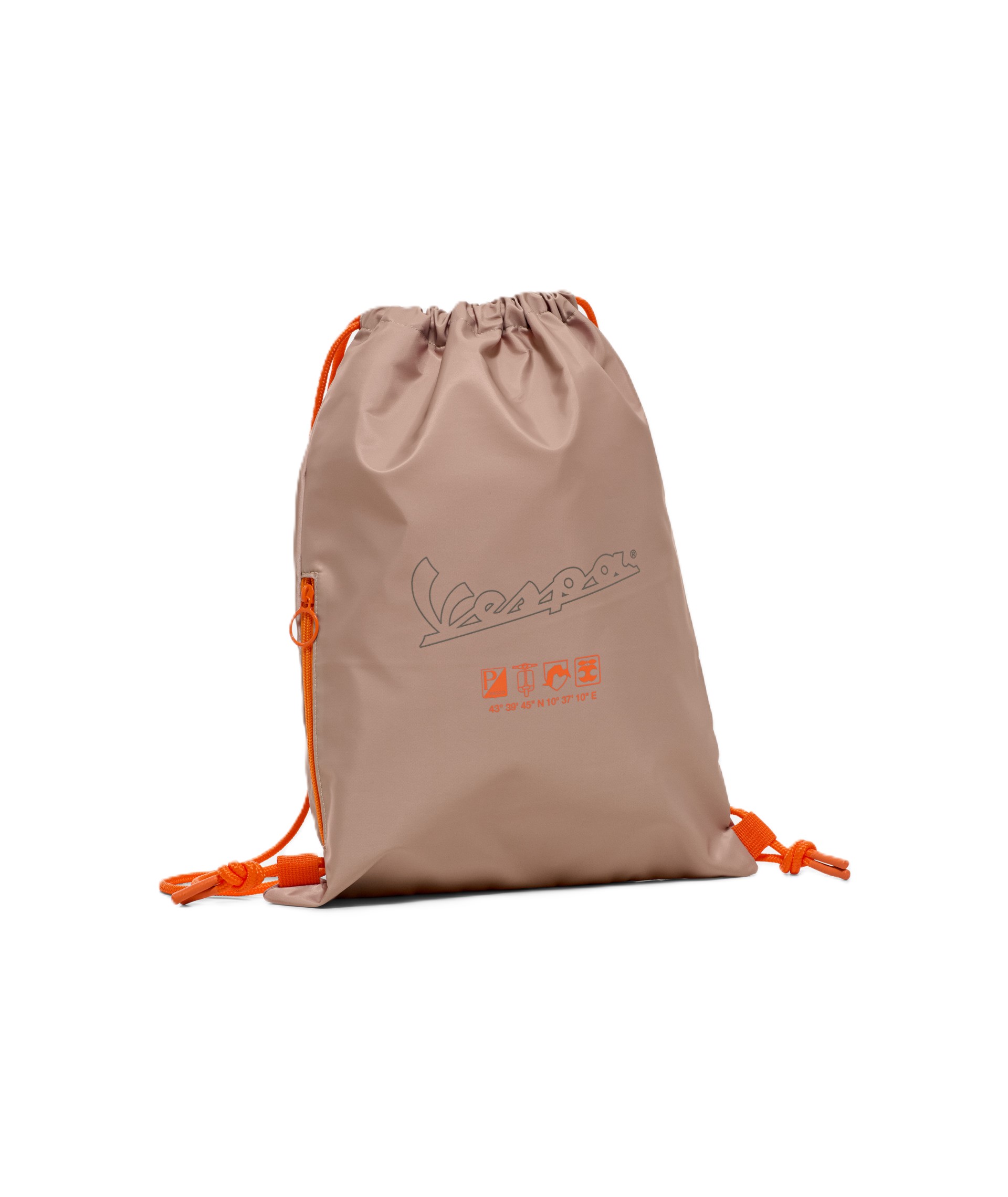 Vespa Nomad Beige Gym Bag/Backpack from the DEC Collection