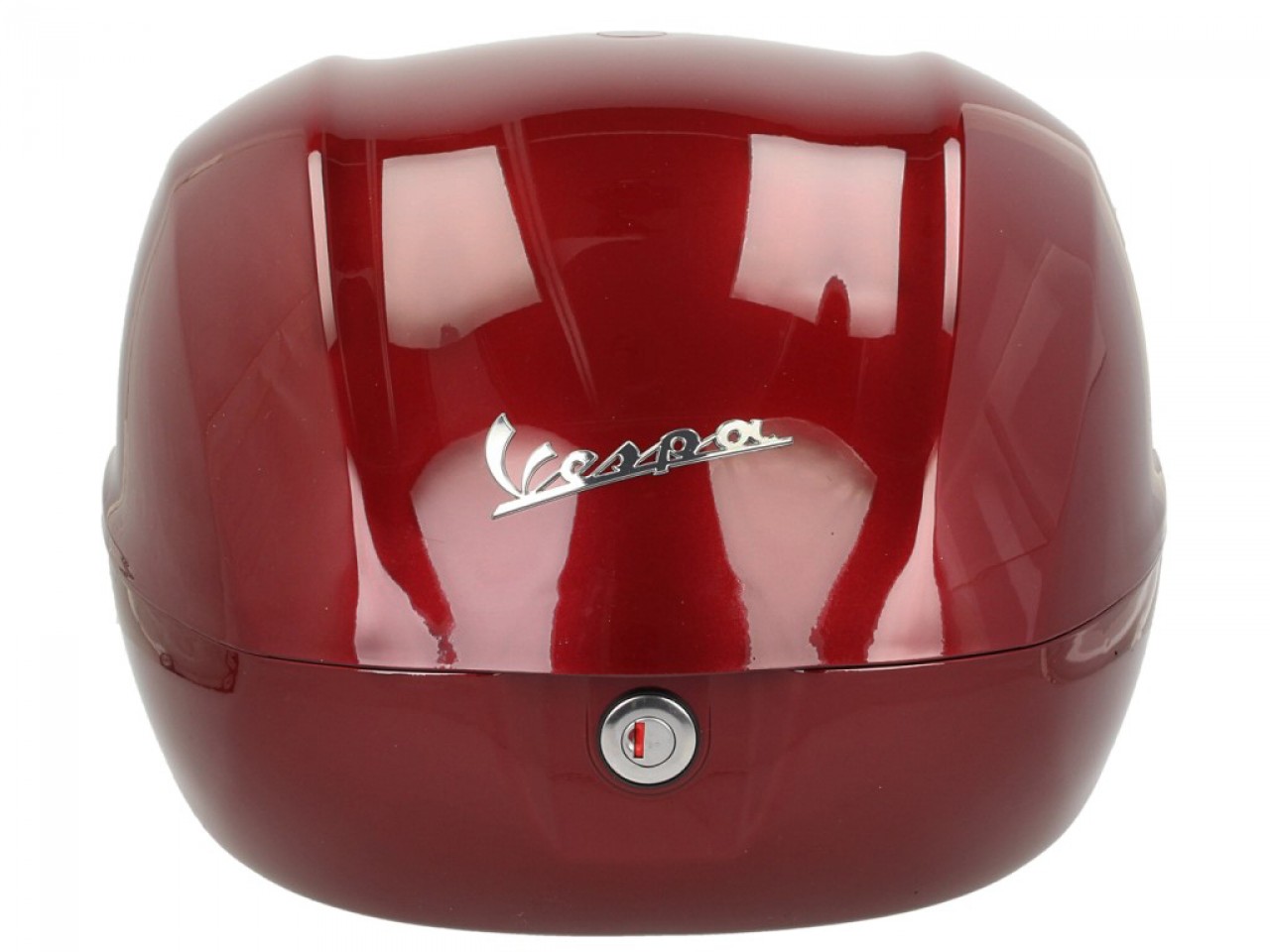 Vespa Top Case 32L, Glossy Red, 880/A, without backrest