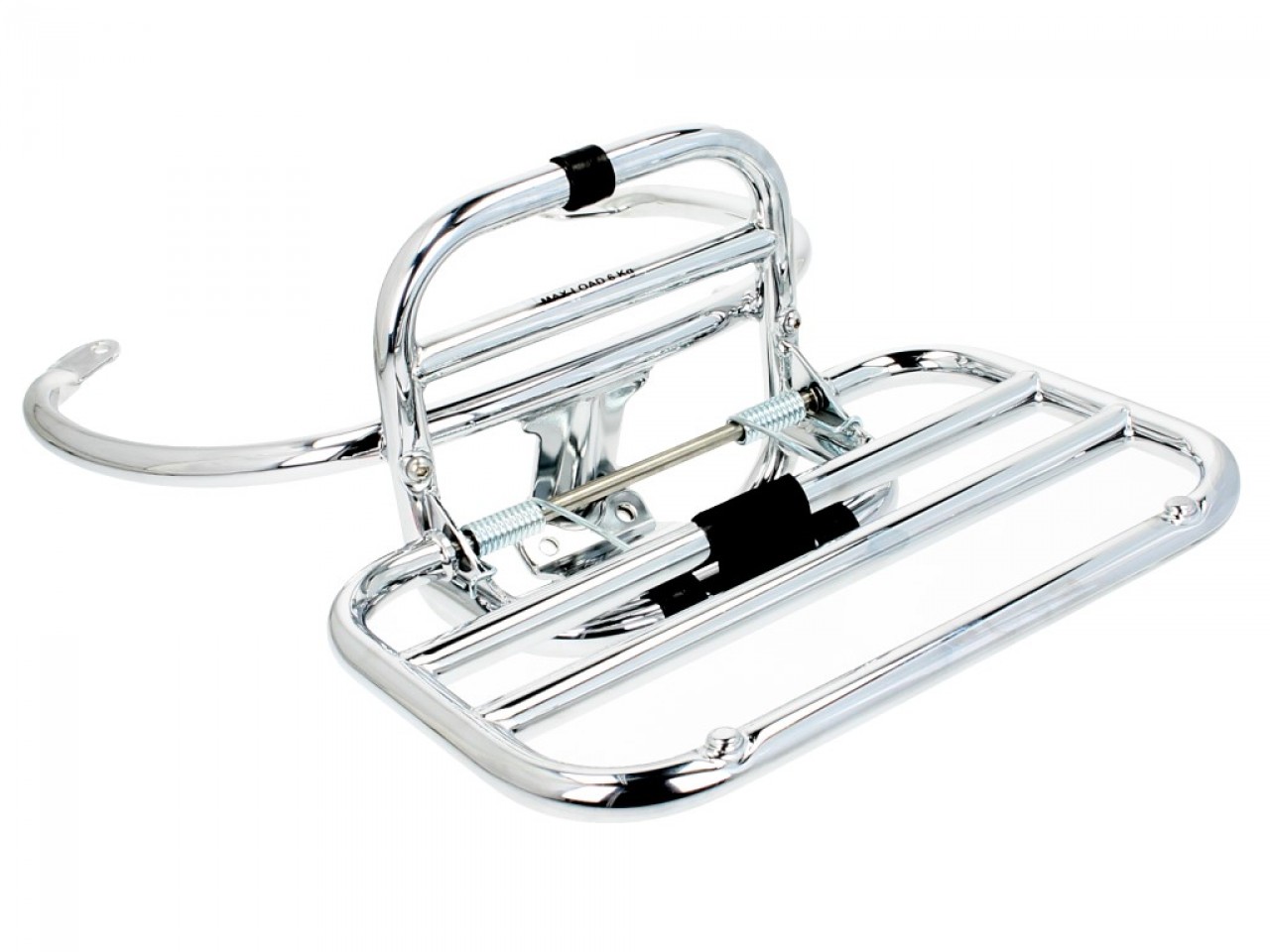 Original folding rear luggage rack chrome for Vespa GTS/GTV