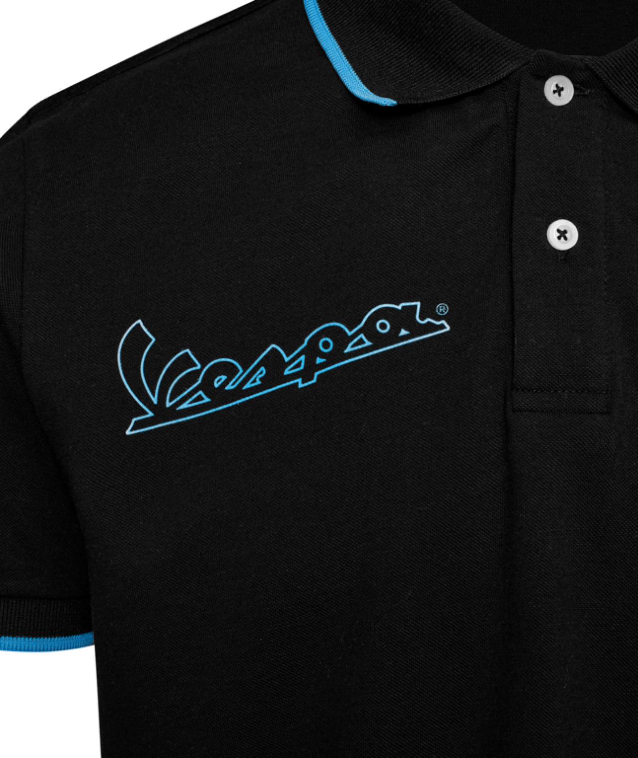 Vespa Polo Shirt, Black, DEC Collection