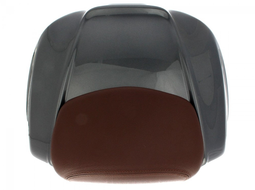 37L Top Case with Backrest for Piaggio Medley 125/150 (16-18) - Gray 798/B