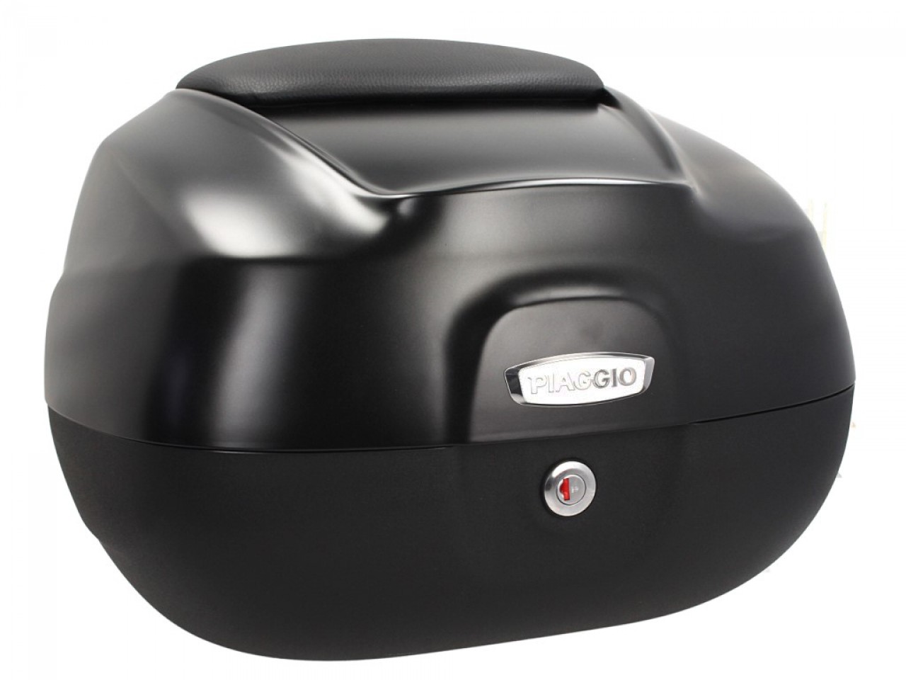 Topcase 37L for Beverly Original Piaggio - NERO CARBONIO (POLICE) 93/B