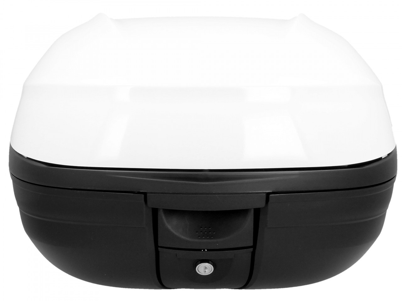 Top Case Kit (incl. mounting plate), 37 l, white for Piaggio MP3 125 / 300 / Sport HPE