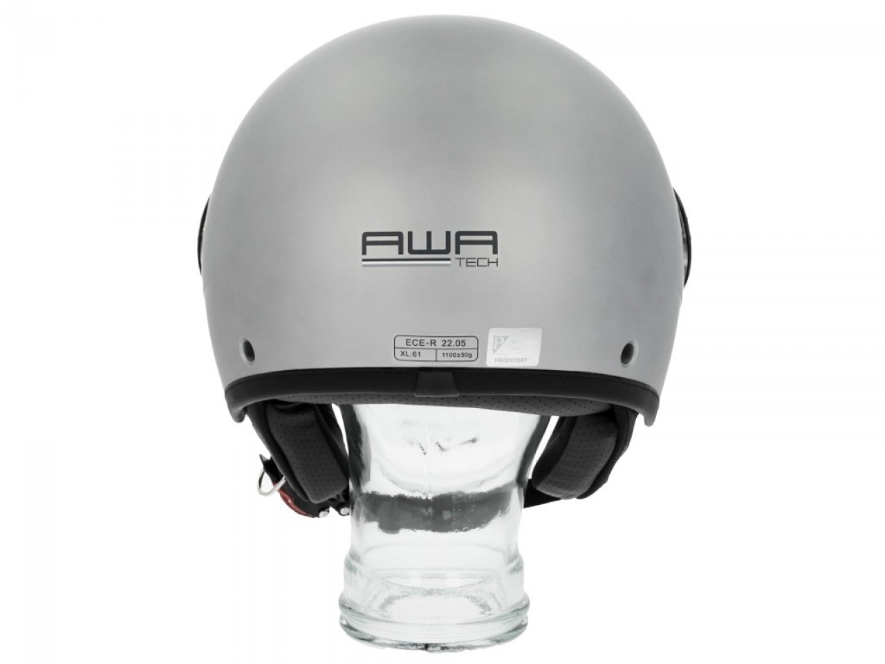Piaggio jet helmet AWA Basejet gray matte