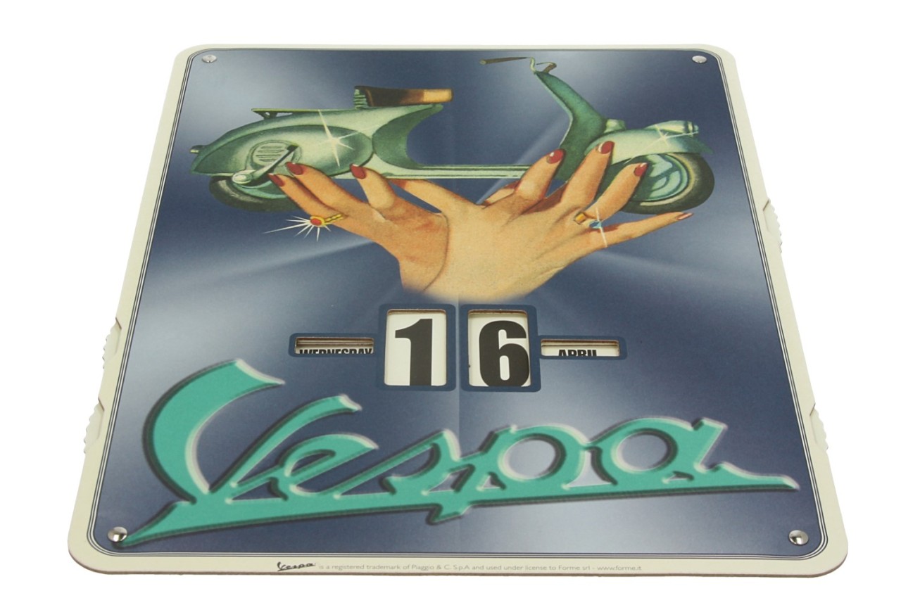 Vespa endless calendar