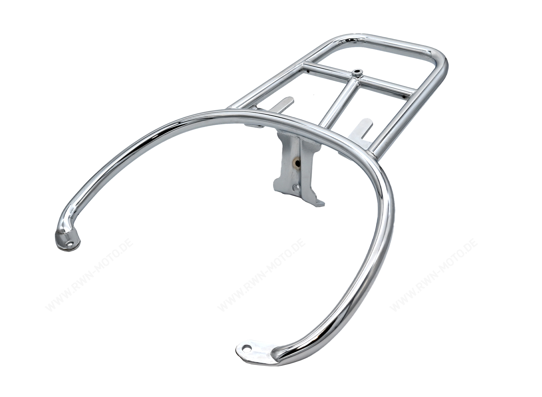 Vespa GTS Rear Luggage Rack, Chrome, for Vespa 32-Liter Top Case