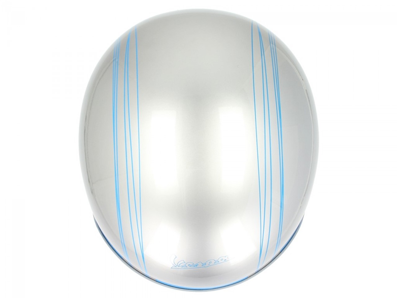 Vespa jet helmet Elettrica Tech blu (Bluetooth) silver