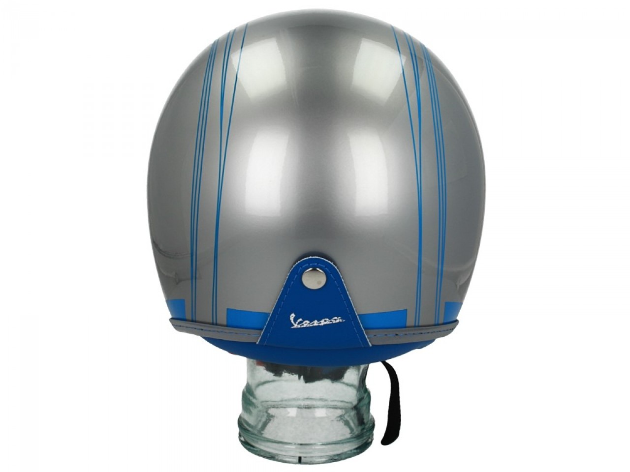 Vespa jet helmet Elettrica Tech blu (Bluetooth) silver