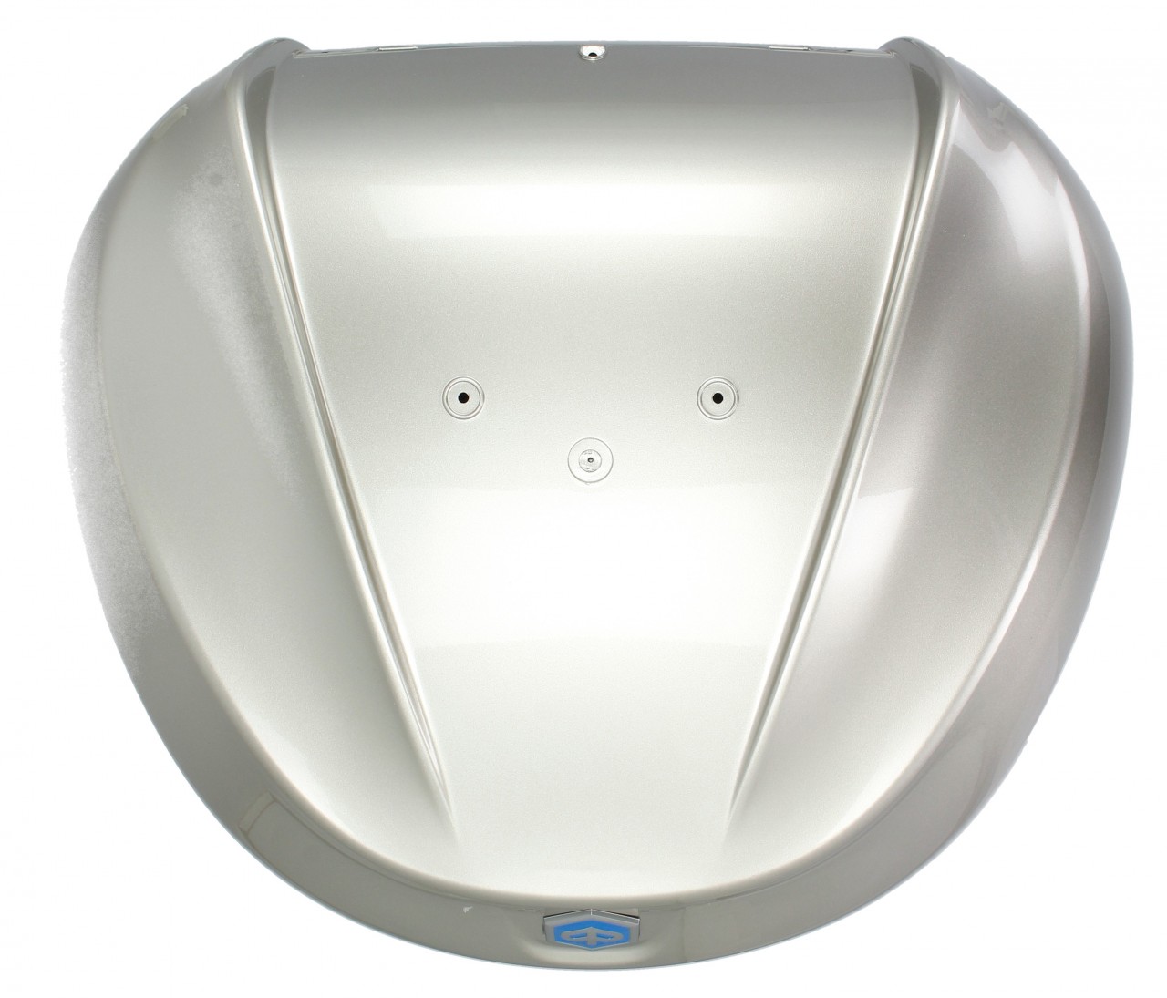 Top Case Kit 36 l. Gray Cloud G04 Original Piaggio for Beverly HPE (incl. mounting plate)