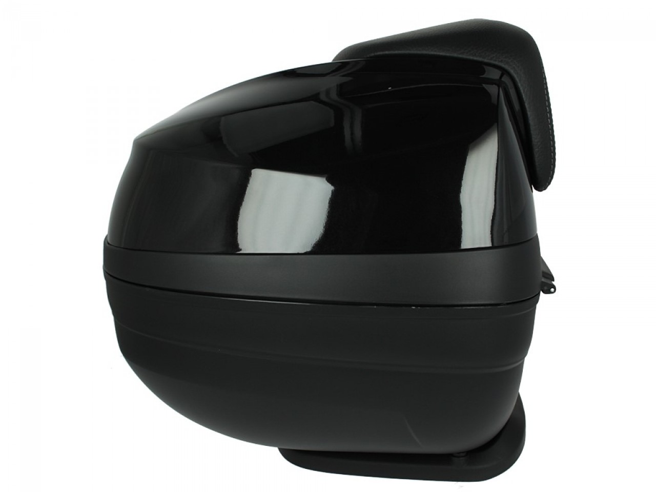 Topcase kit for MP3 (incl. mounting plate) 37 l, black, universo 91/B