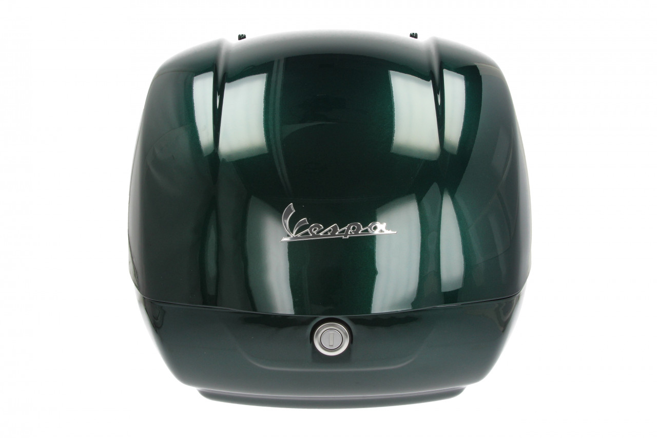 Topcase for Vespa GTS Racing Sixties - green, metallized green 349/A, 37 l