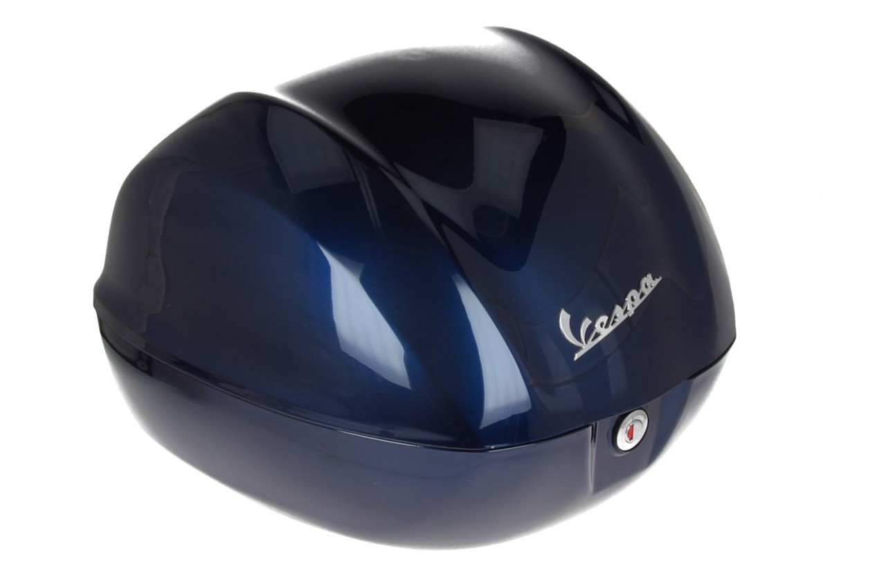 Genuine Vespa 32L Top Case, Dark Blue, 289/A, without backrest