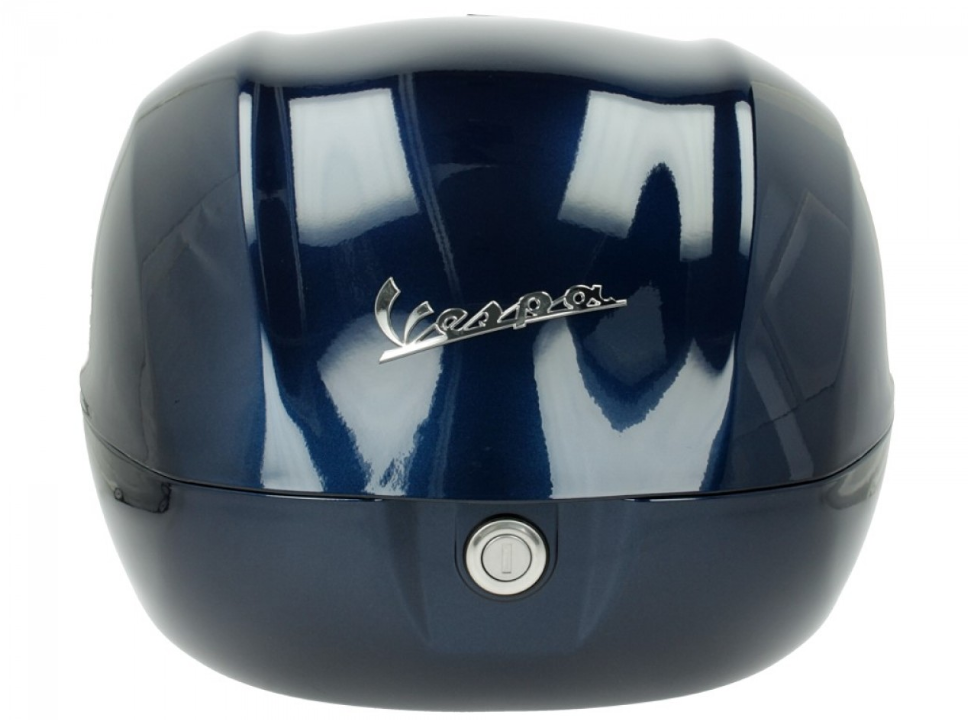 Vespa Top Case 32L, Glossy Blue 222/A, without backrest