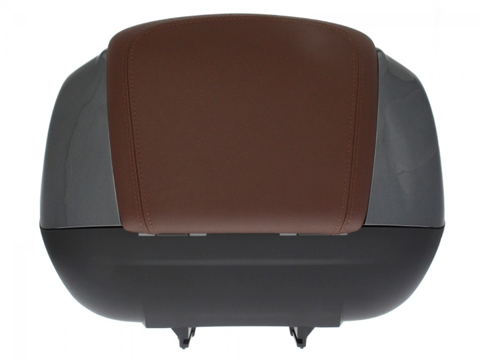 37L Top Case with Backrest for Piaggio Medley 125/150 (16-18) - Gray 798/B