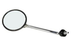 Mirror, left, chrome, with left-hand thread