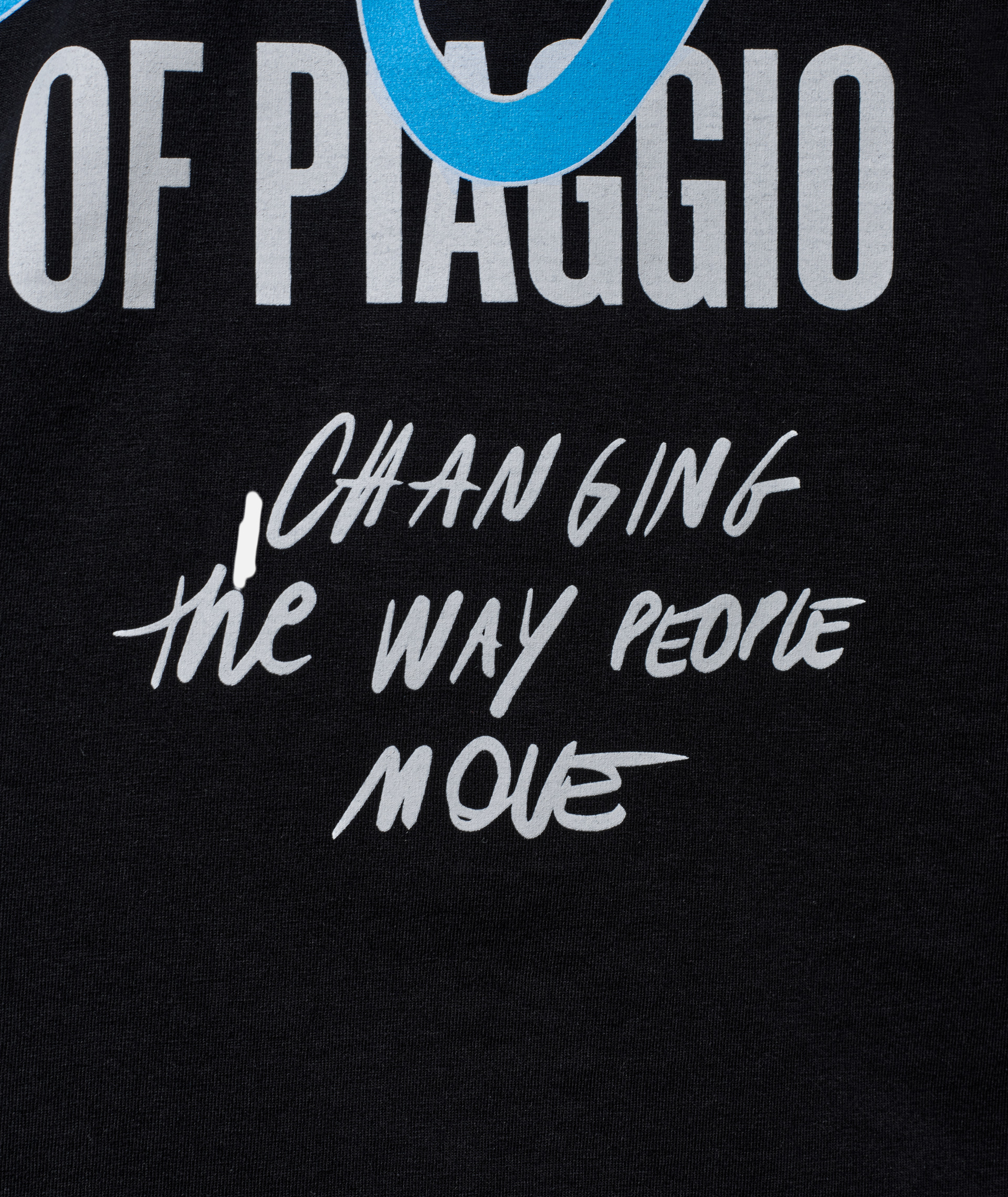 Vespa T-shirt "140 years Piaggio" black blue