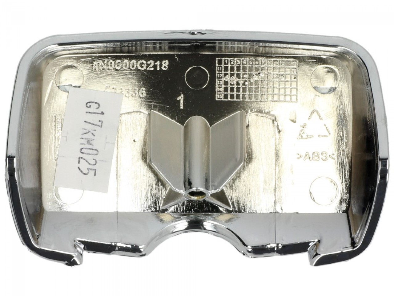 Cover chrome original pillion passenger grab rail