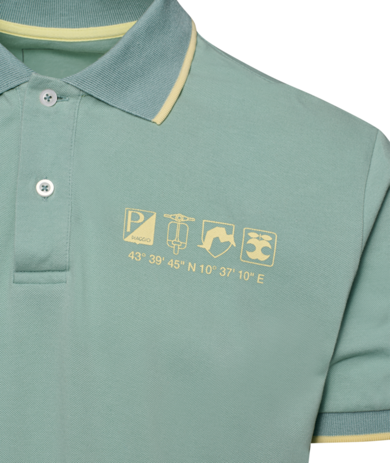 Vespa Polo Shirt, Origin Green, DEC Collection
