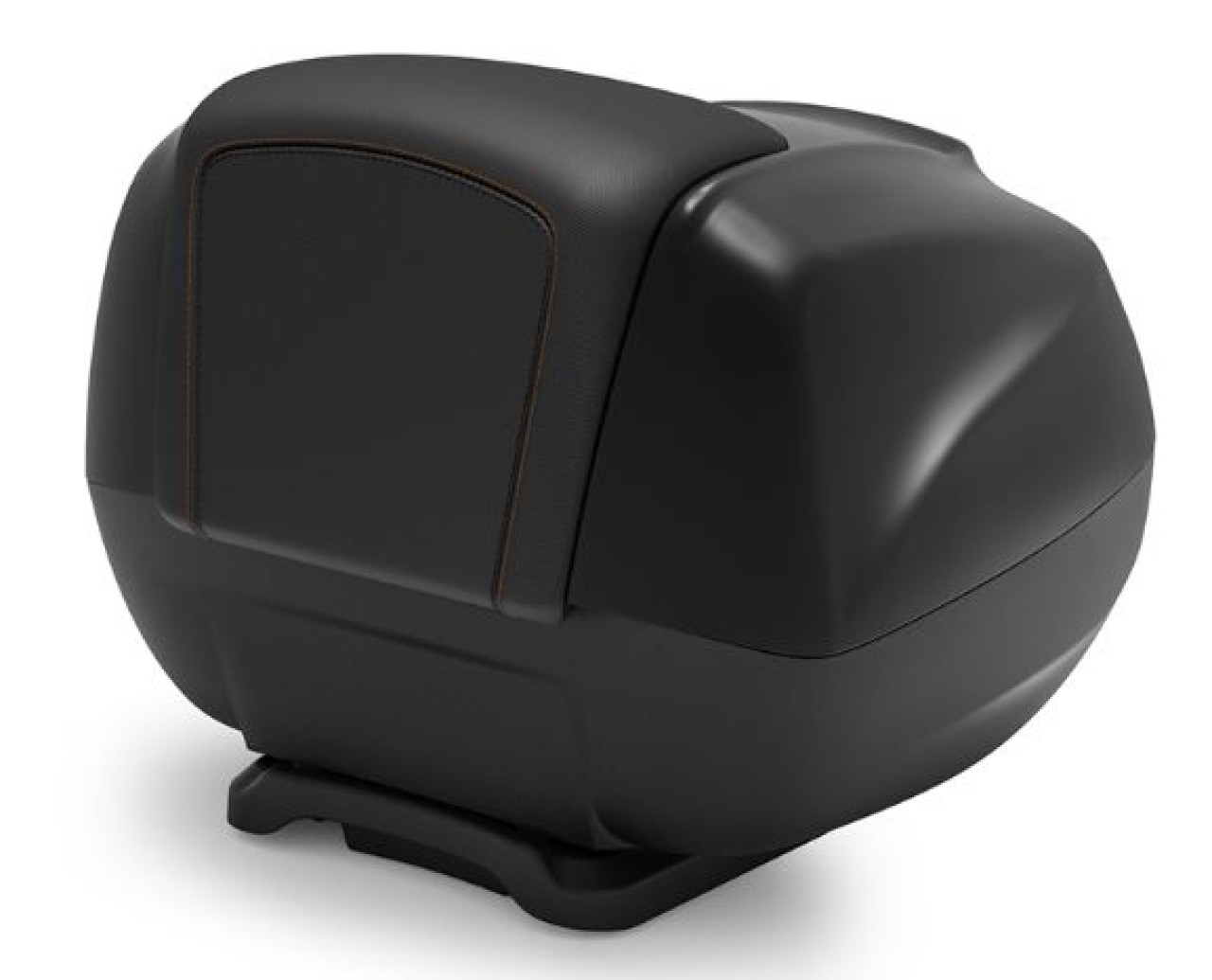 37L Top Case with Backrest for Piaggio MP3 HPE 530 Exclusive Maxi /RST - Matte Black 93/B
