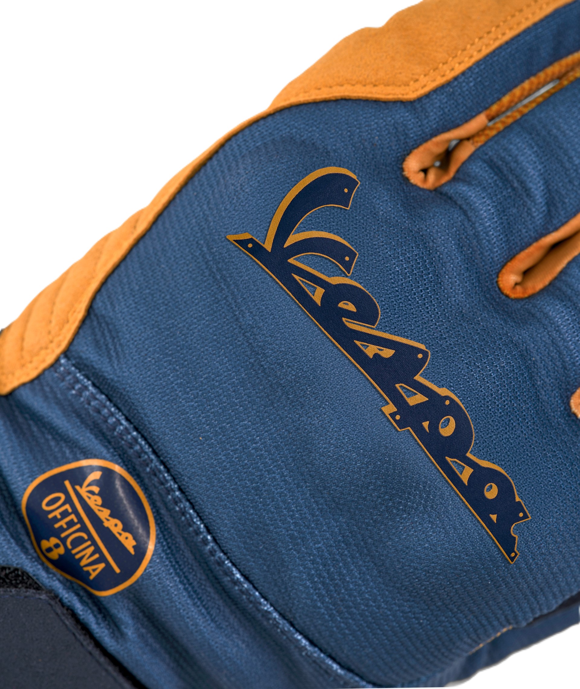 Vespa gloves Officina 8 blue yellow