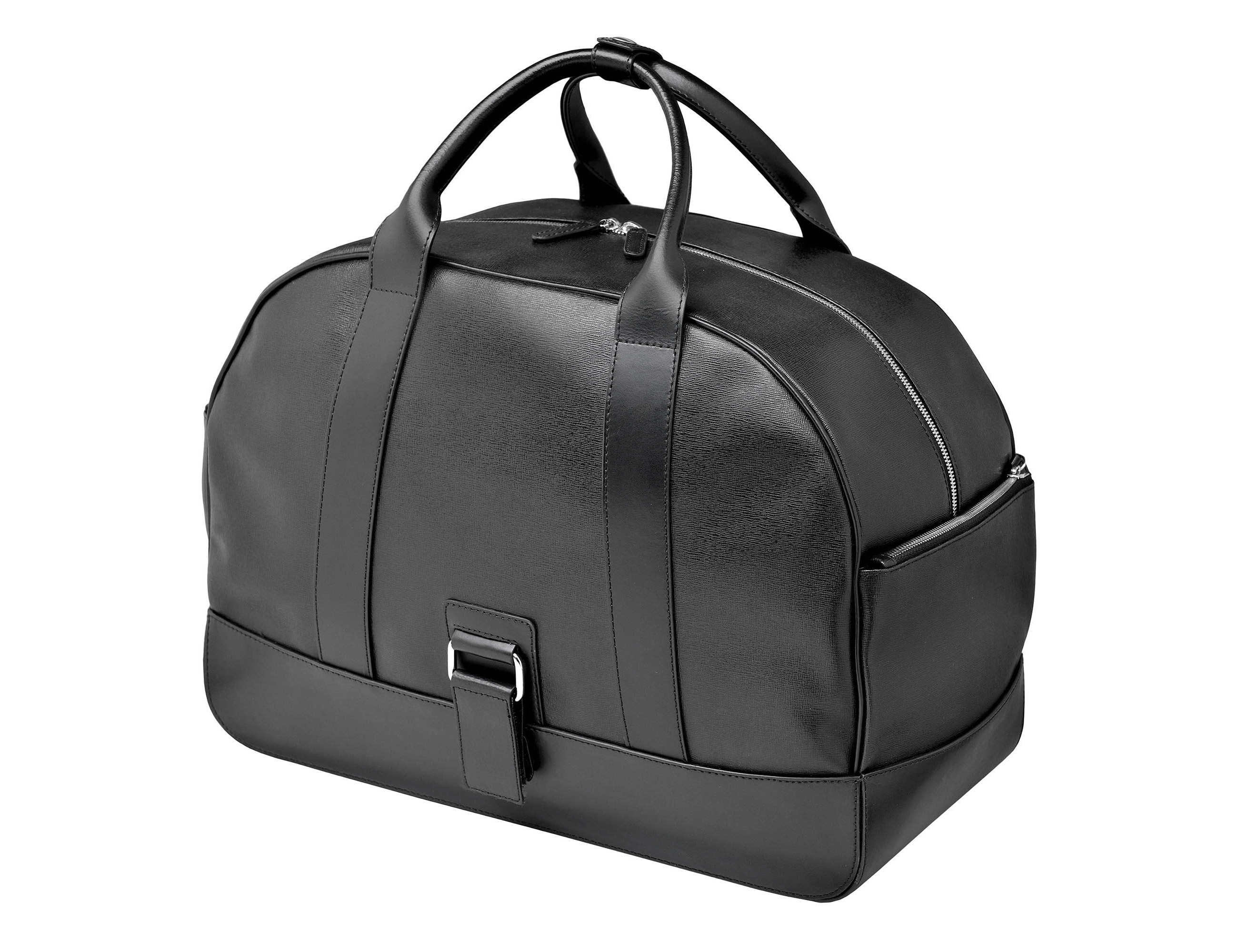 Original Vespa rear leather bag for GTS - black