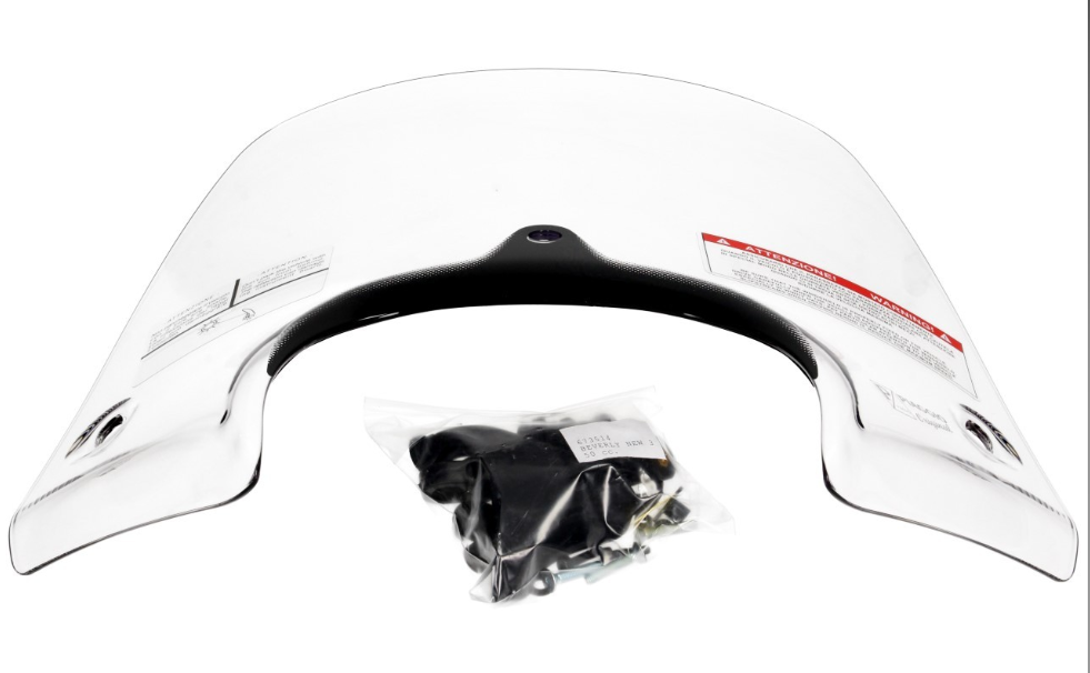 Sport windshield complete, clear for Beverly Original Piaggio
